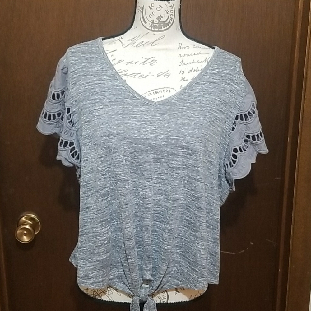 Gray shirt